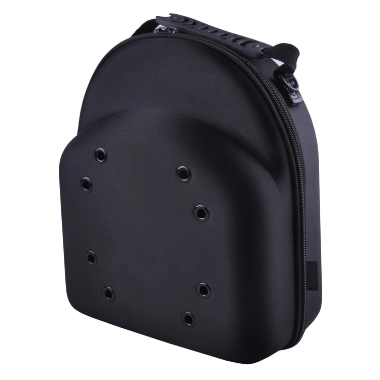 Black Waterproof Portable Hard EVA Sport Cap Carrier Case Baseball Hat Travel Bag Hat Box EVA Hat Cap Case Carrier Bag