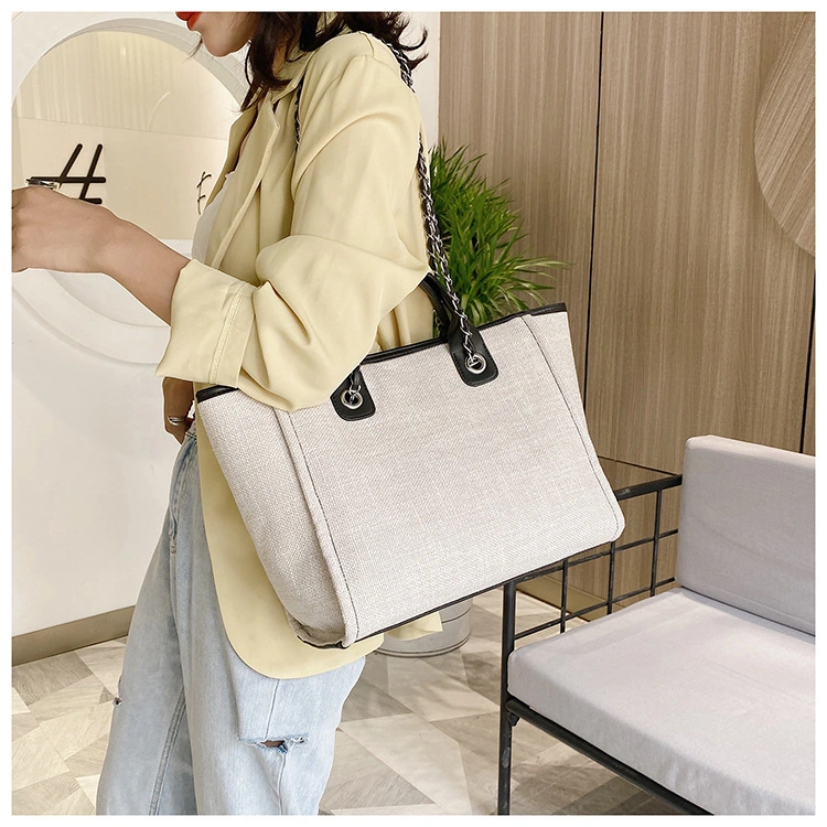 Handbag Manufacturer, OEM/ODM Wholesale Factory, Faux Leather Tote Bag PU PVC Shoulder Bag Beach Bag Lady Handbag