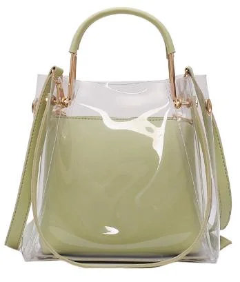 Wholesale Hot Selling Fashion Gift PVC Clear Bag Shoulder Tote Handbag