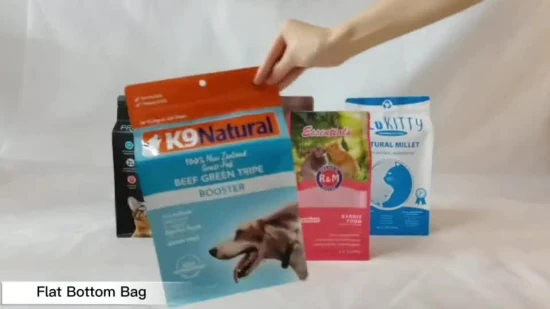 Bolsos flexibles plásticos compuestos reciclables modificados para requisitos particulares usados ​​para la comida para animales