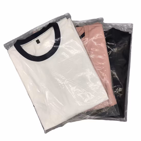 Ropa / Cosméticos Envases de plástico Bolsas de PP PEVA / OPP / CPE / Pvf Zapatos Almacenamiento de camisas Bolsas autoselladas en stock