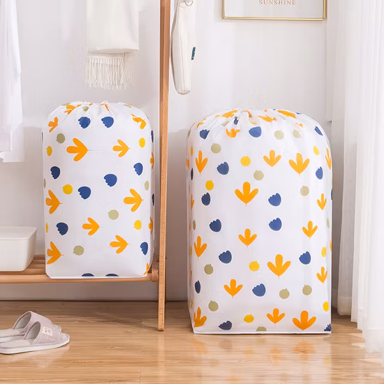 Bolsa de estantes para almacenamiento de ropa de gran capacidad de PEVA